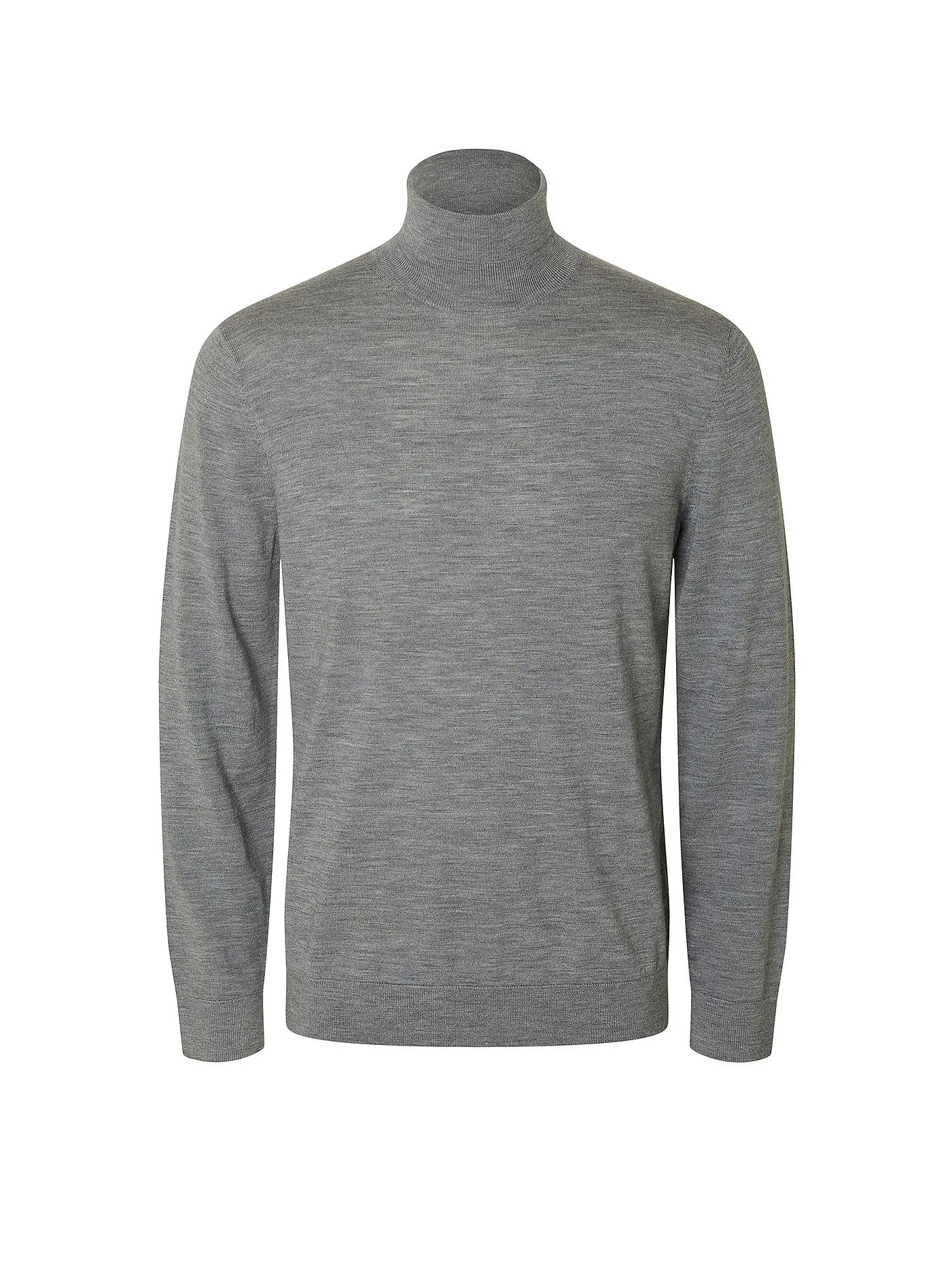 SELECTED | Rollkragenpullover SLHTRAY | grau